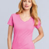 Premium Cotton Ladies V-Neck T-Särk - Image 9