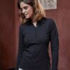 Naiste Luxury LS Stretch Polo