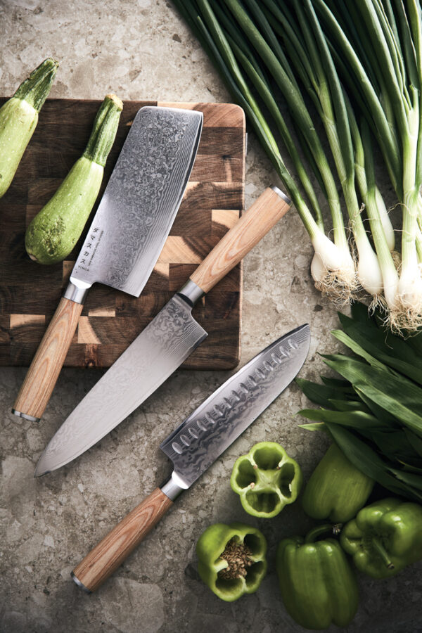 VINGA Hattasan Damascus Santoku knife - Image 5