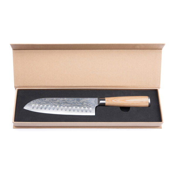 VINGA Hattasan Damascus Santoku knife - Image 7