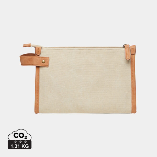 VINGA Bosler GRS recycled canvas toiletry bag - Image 3