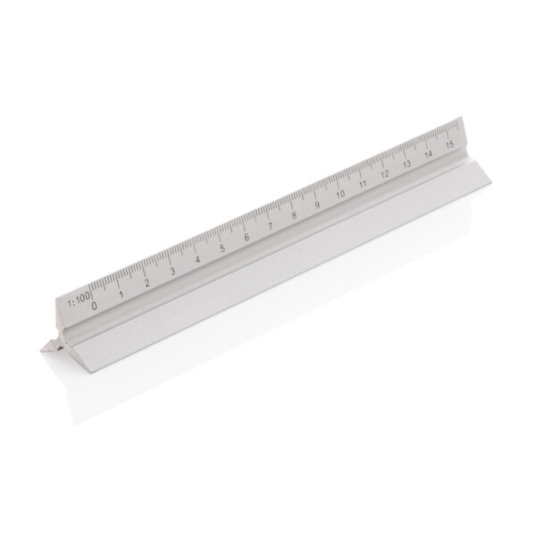 15cm. Aluminum triangular ruler - Image 2