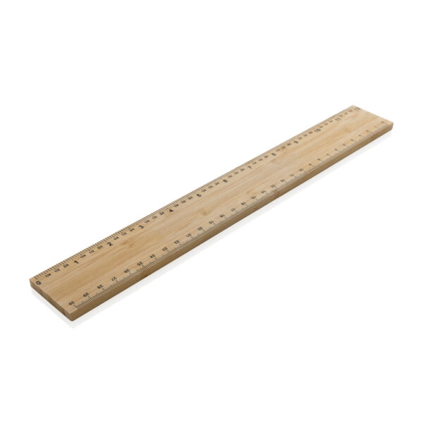 Timberson extra thick 30cm double sided bamboo ruler - Image 2