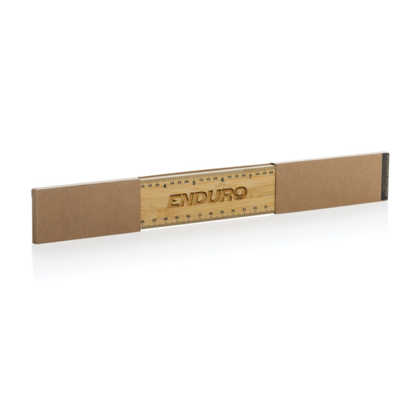 Timberson extra thick 30cm double sided bamboo ruler - Image 7