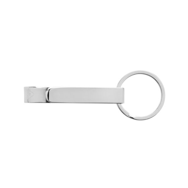 RCS recycled zinc alloy bottle opener keychain - Image 3