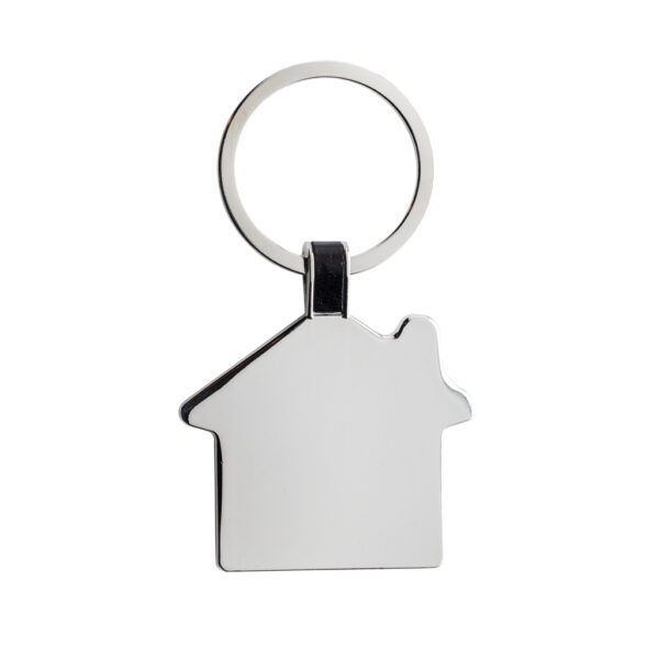 RCS recycled zinc alloy house keyring - Image 2