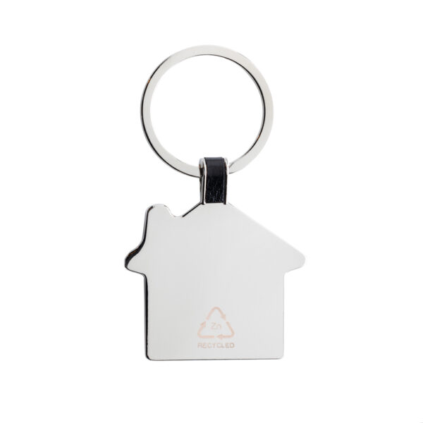 RCS recycled zinc alloy house keyring - Image 4