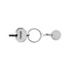 RCS recycled zinc alloy radiator key keychain with coin - Image 3
