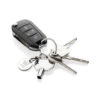 RCS recycled zinc alloy radiator key keychain with coin - Image 4