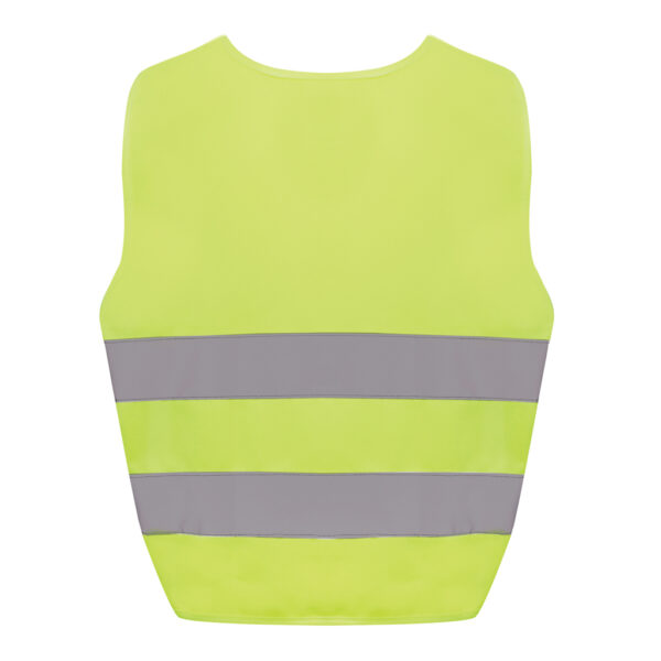 GRS recycled PET high-visibility safety vest 3-6 years - Image 3