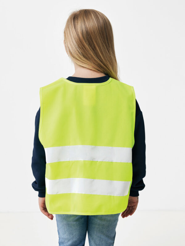 GRS recycled PET high-visibility safety vest 3-6 years - Image 6