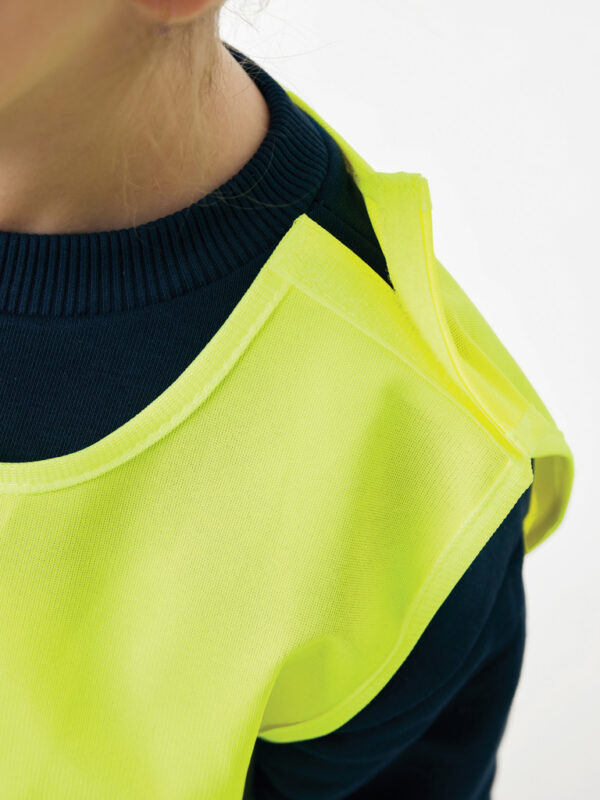 GRS recycled PET high-visibility safety vest 3-6 years - Image 8