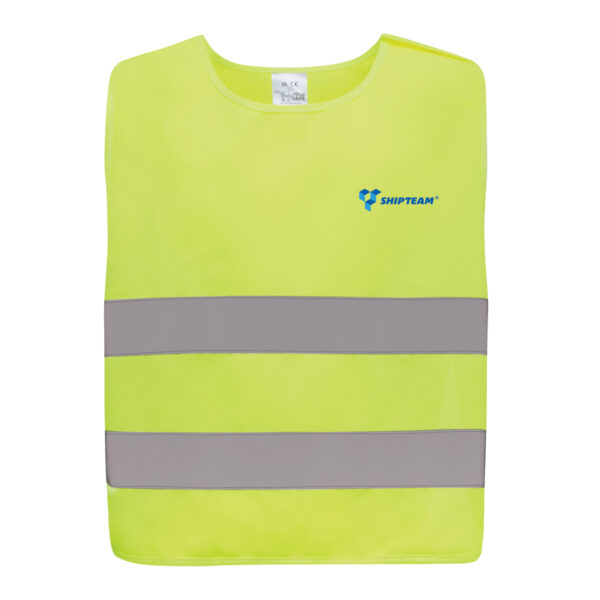 GRS recycled PET high-visibility safety vest 7-12 years - Image 11