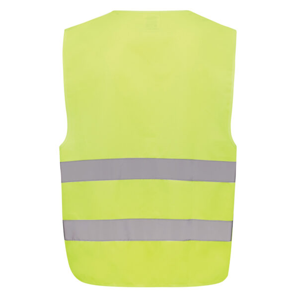 GRS recycled PET high-visibility safety vest - Image 3