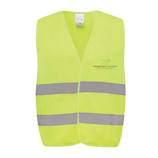 GRS recycled PET high-visibility safety vest - Image 7