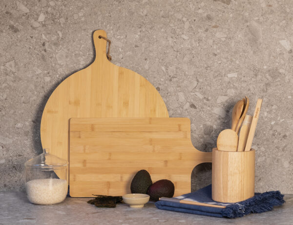 Ukiyo bamboo round serving board - Image 9