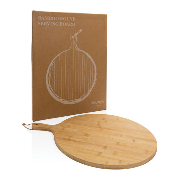 Ukiyo bamboo round serving board - Image 12