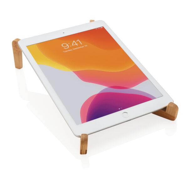 Bamboo portable laptop stand - Image 4