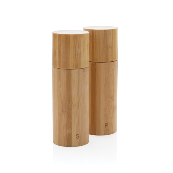 Ukiyo bamboo salt and pepper mill set - Image 2