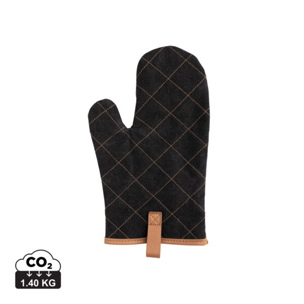 Deluxe canvas oven mitt