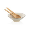 Ukiyo salad bowl with bamboo salad server - Image 2