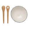 Ukiyo salad bowl with bamboo salad server - Image 5