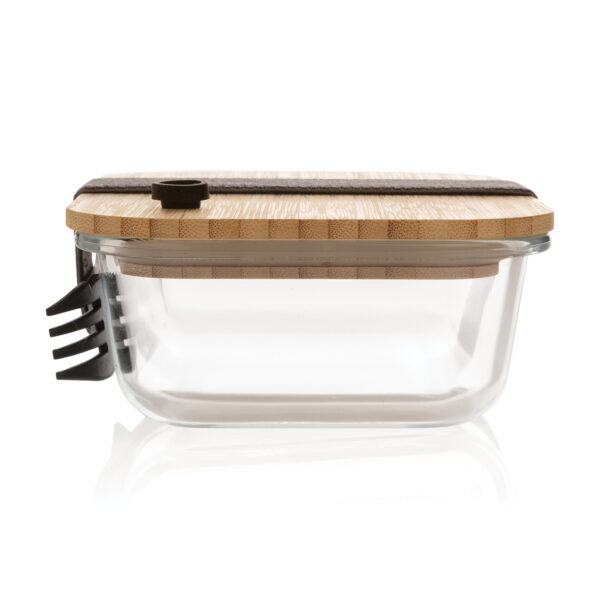 Glass lunchbox with bamboo lid - Image 5