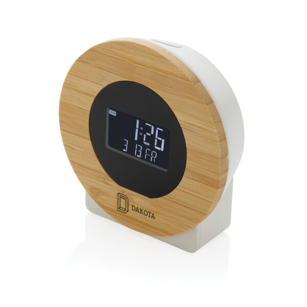 Utah RCS rplastic and bamboo LCD desk clock - Image 5