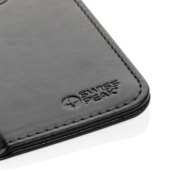 Swiss Peak RCS recycled PU 10W wireless charging mousepad - Image 7