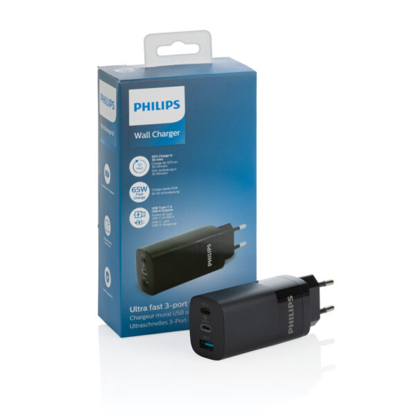 Philips 65W ultra fast PD 3-port USB wall charger - Image 8