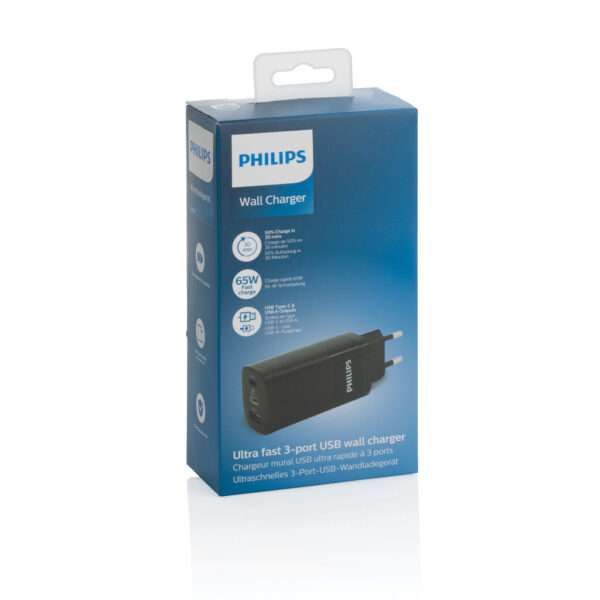 Philips 65W ultra fast PD 3-port USB wall charger - Image 9