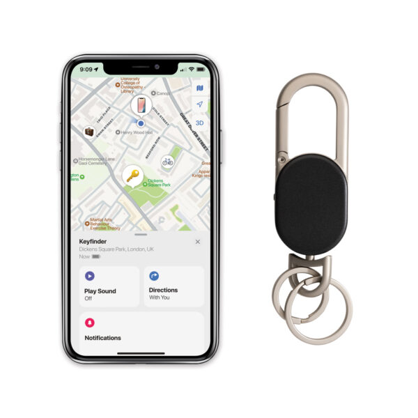 Keyfinder keychain with worldwide locating and USB C - Image 8