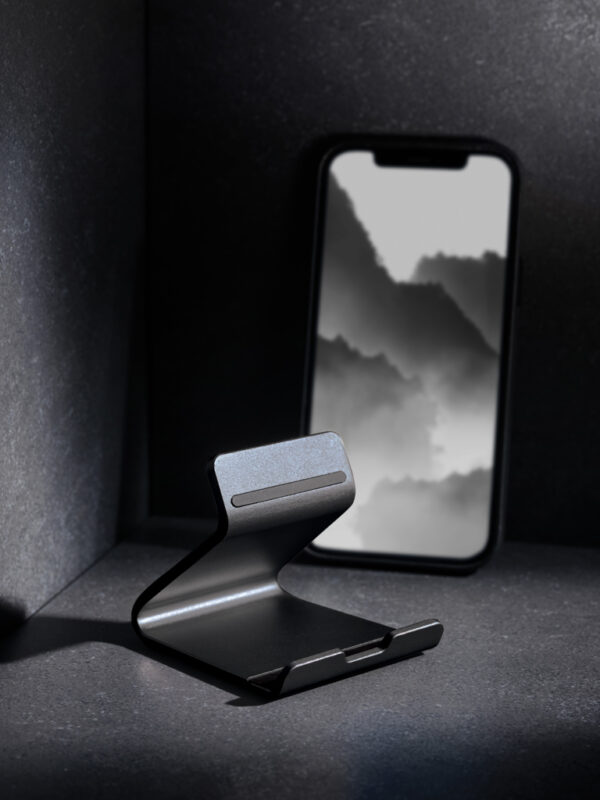 Terra RCS recycled aluminium tablet & phone stand - Image 9