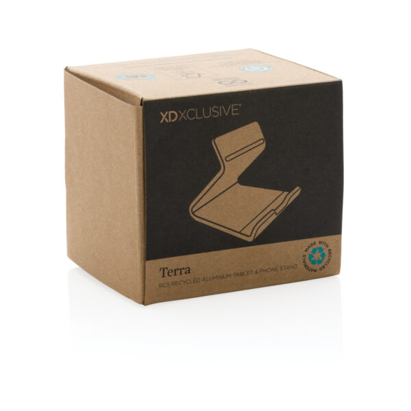 Terra RCS recycled aluminium tablet & phone stand - Image 12