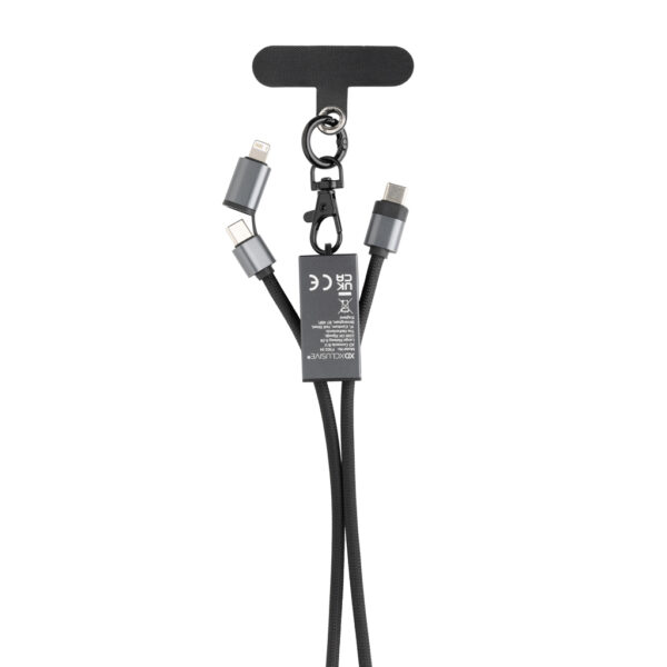 Terra RCS recycled PET phone cord with 60W dual charge cable - Image 4