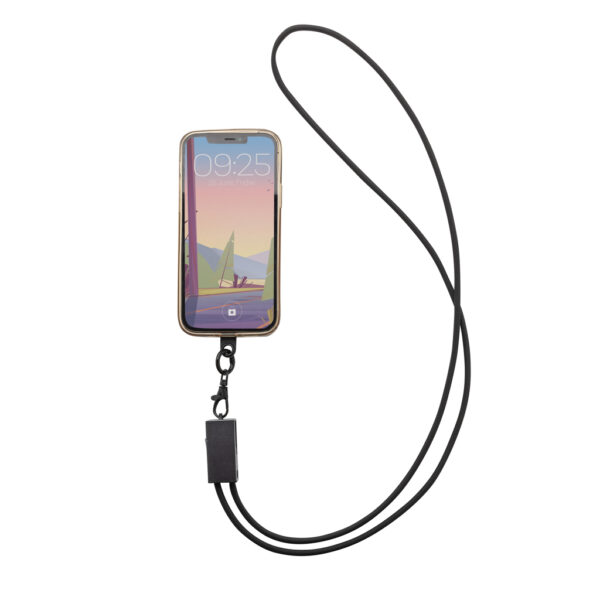 Terra RCS recycled PET phone cord with 60W dual charge cable - Image 10