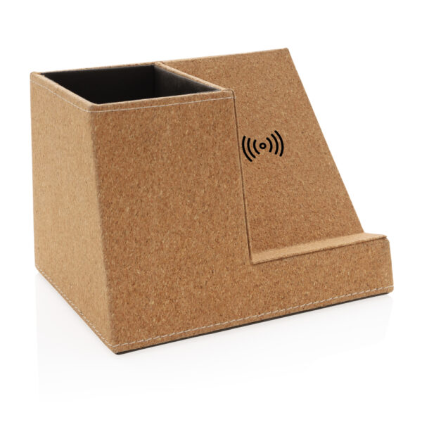 Cork pen holder and 5W wireless charger - Image 2