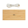 Bamboo alarm clock with 5W wireless charger - Image 7