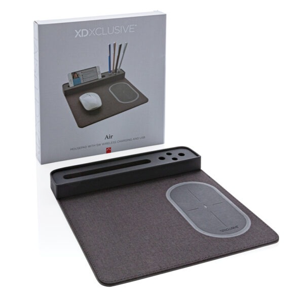 Air mousepad with 5W wireless charging and USB - Image 13