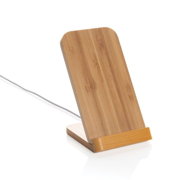 Bamboo 5W wireless charging stand - Image 2