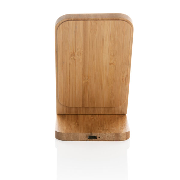 Bamboo 5W wireless charging stand - Image 5