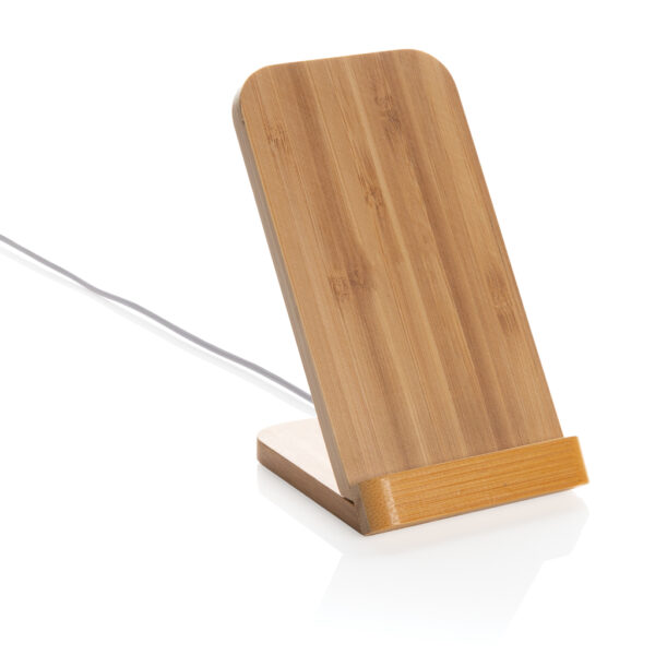 Bamboo 5W wireless charging stand - Image 7