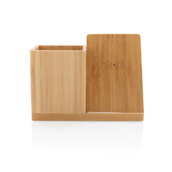 Calgary bamboo 10W wireless charger - Image 4