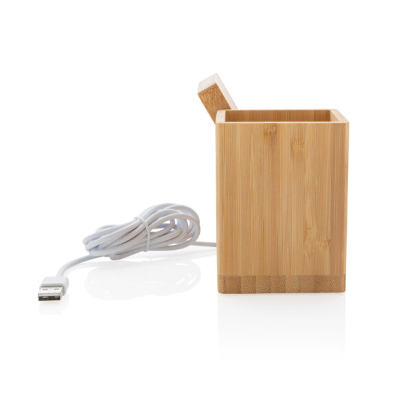 Calgary bamboo 10W wireless charger - Image 5