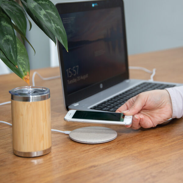 5W Wheat straw wireless charger - Image 6