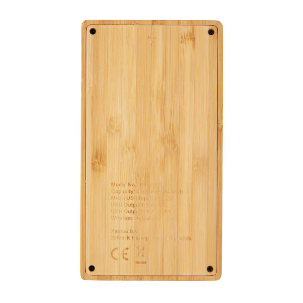 Bamboo 4.000 mAh wireless 5W Powerbank - Image 4