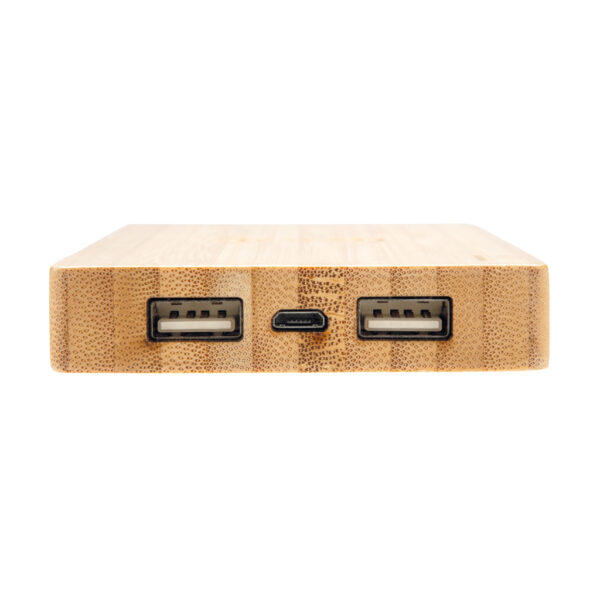 Bamboo 4.000 mAh wireless 5W Powerbank - Image 5