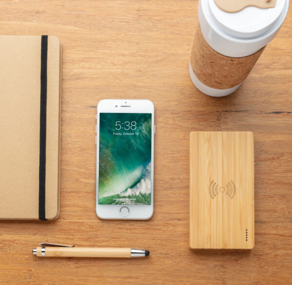 Bamboo 4.000 mAh wireless 5W Powerbank - Image 9