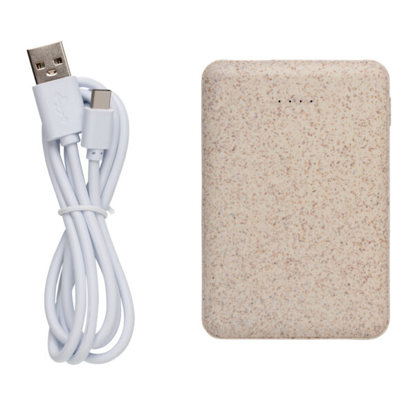 Wheat Straw 5.000 mAh Pocket Powerbank - Image 5