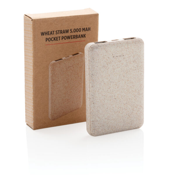 Wheat Straw 5.000 mAh Pocket Powerbank - Image 10